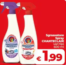 Coop Sgrassatore Spray Chanteclair offerta
