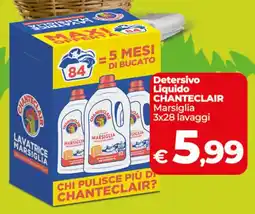 Coop Detersivo liquido Chanteclair Marsiglia offerta