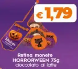 Coop Retina monete Horrorween cioccolato al latte offerta