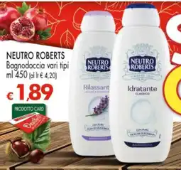Despar Neutro Roberts Bagnodoccia vari tipi offerta