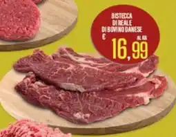 Supermercati EffePiù Bistecca di reale di bovino danese offerta