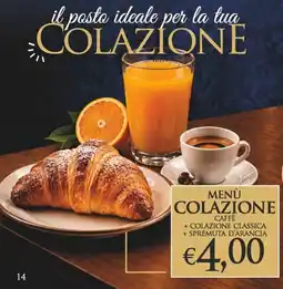 Iper Super Conveniente Menu Colazione offerta