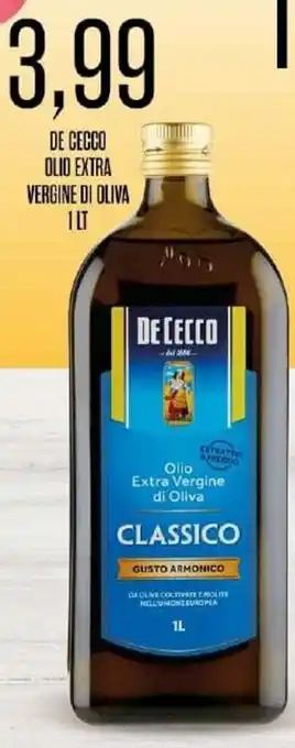 Supermercati Pasquale Prisco De Cecco Olio Extra Vergine Di Oliva 1 Lt offerta
