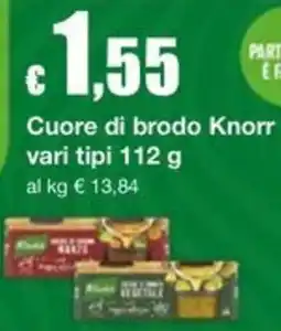 Sì con te Supermercati Cuore di brodo Knorr offerta