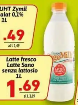 Ipercarni Latte fresco Latte Sano senza lattosio offerta