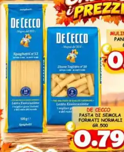 MercADone De Cecco pasta diDE CECCO offerta