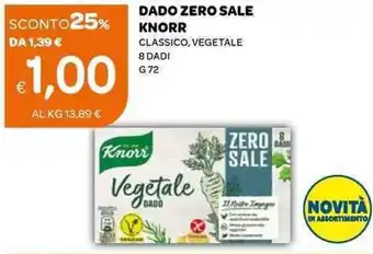 Ekom Dado Zero Sale Knorr G 72 offerta