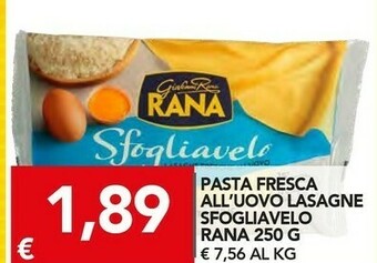 TuoDi Pasta fresca all'uovo lasagne sfogliavelo offerta