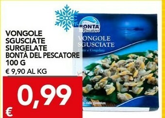 TuoDi Vongole sgusciate surgelate offerta