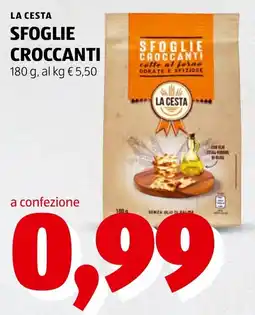 ALDI Sfoglie croccanti La Cesta offerta