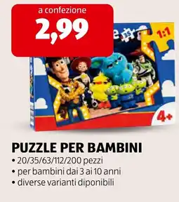 ALDI Puzzle per bambini offerta