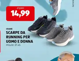 ALDI Scarpe da running per uomo e donna Crane offerta