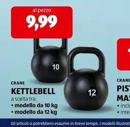 ALDI Crane kettlebell offerta