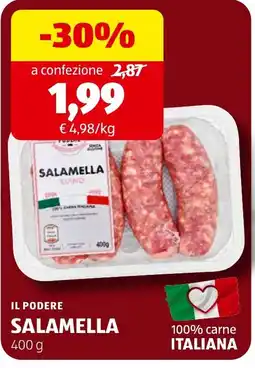 ALDI Il podere salamella offerta