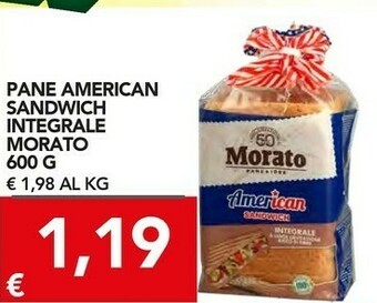 TuoDi American sandwich integrale 600 g(ml) offerta