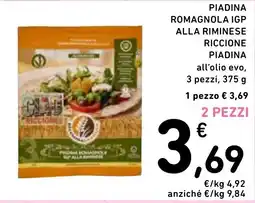 Spazio Conad Piadina romagnola igp alla riminese riccione offerta