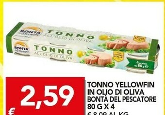 TuoDi Tonno yellowfin in olio di oliva offerta