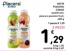 Spazio Conad Kefir Piacersi Conad multifrutti offerta