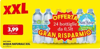 Acqua naturale Sant'Anna