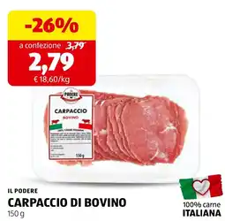 ALDI Il Podere Carpaccio di Bovino offerta