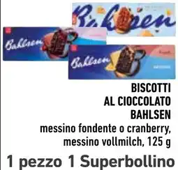 Spazio Conad Biscotti al cioccolato Bahlsen offerta
