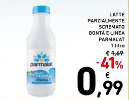 Spazio Conad Latte parzialmente scremato Bontà e Linea Parmalat offerta