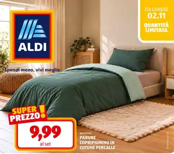 Novitesse parure copripiumino in cotone percale