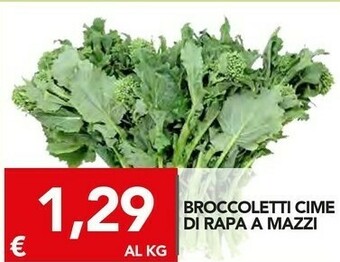 Broccoletti cime di rapa a mazzi
