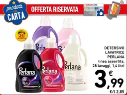 Spazio Conad Detersivo lavatrice Perlana offerta