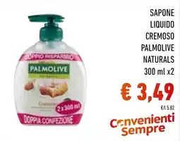 Spazio Conad Sapone liquido cremoso Palmolive Naturals offerta