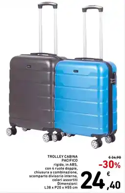 Spazio Conad Trolley cabina Pacifico offerta