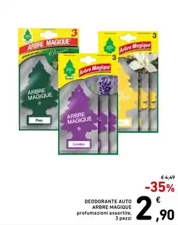 Spazio Conad Deodorante auto Arbre Magique offerta