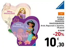 Spazio Conad Puzzle Disney Princess Ravensburger offerta