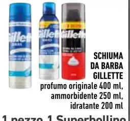 Spazio Conad Schiuma da barba Gillette offerta