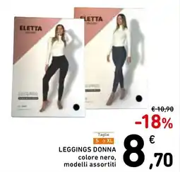 Spazio Conad Eletta leggings donna offerta