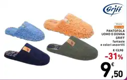 Spazio Conad Pantofole Griff offerta
