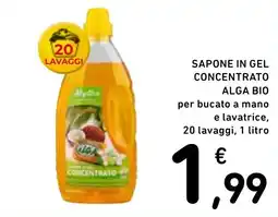 Spazio Conad Sapone in gel concentrato alga bio offerta