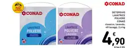 Spazio Conad Detersivo lavatrice polvere Conad classico, lavanda offerta
