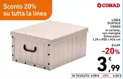 Spazio Conad Scatole CONAD offerta