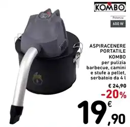 Spazio Conad Aspiracenere portatile Kombo offerta