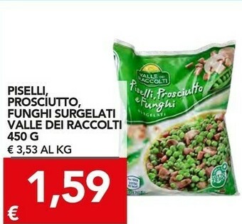 TuoDi Piselli prosciutto, funghi surgelati offerta