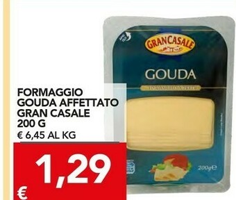 TuoDi Gran casale - edamer formaggio a fette 200 g(ml) offerta