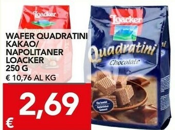 TuoDi Wafer quadratini kakao offerta
