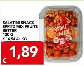 TuoDi Fruits better saltini snack spritz mix offerta