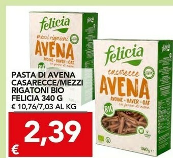 TuoDi Pasta di avena casarecce offerta