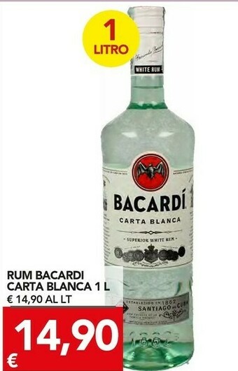 TuoDi Bacardi rum carta blanca offerta