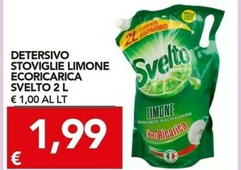 TuoDi Detersivo stoviglie limone ecoricarica offerta