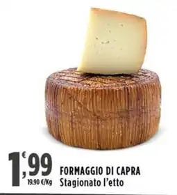 Rossotono Carrefour Formaggio di capra stagionato l'etto offerta