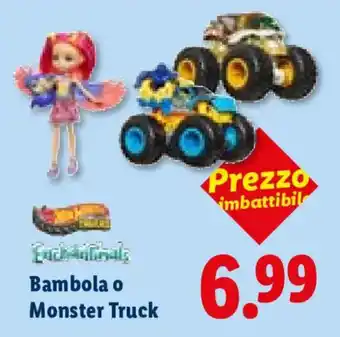 Bambola o Monster Truck