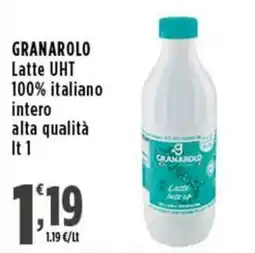 Rossotono Carrefour Granarolo Latte UHT intero offerta